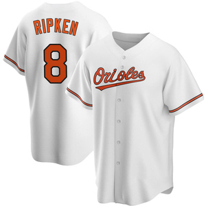 Men's Cal Ripken Baltimore Orioles Replica White Home Jersey