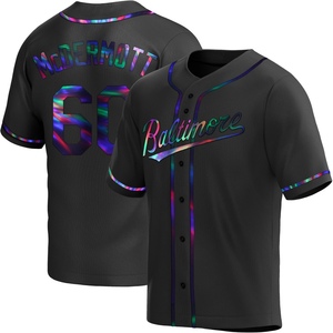 Men's Chayce McDermott Baltimore Orioles Replica Black Holographic Alternate Jersey