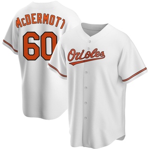 Men's Chayce McDermott Baltimore Orioles Replica White Home Jersey