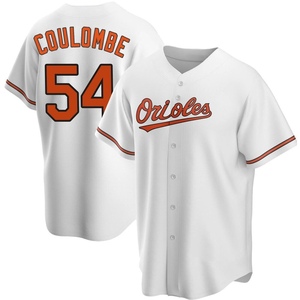 Men's Danny Coulombe Baltimore Orioles Replica White Home Jersey