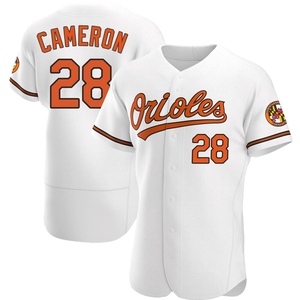 Men's Daz Cameron Baltimore Orioles Authentic White Home Jersey