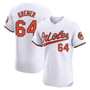 Men's Dean Kremer Baltimore Orioles Elite White Home Jersey