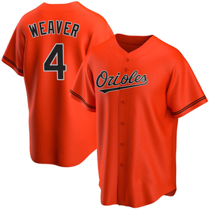 Men's Earl Weaver Baltimore Orioles Replica Orange Alternate Jersey