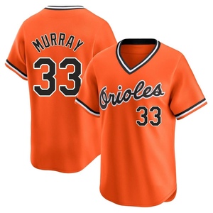 Men's Eddie Murray Baltimore Orioles Limited Orange Cooperstown Collection Jersey