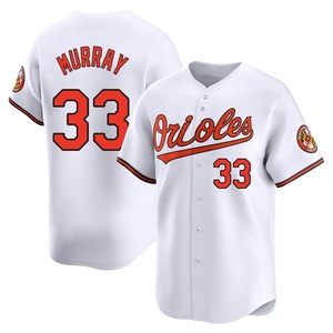 Men's Eddie Murray Baltimore Orioles Limited White Home Jersey