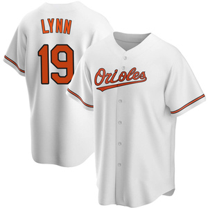 Men's Fred Lynn Baltimore Orioles Replica White Home Jersey