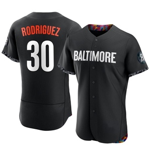 Men's Grayson Rodriguez Baltimore Orioles Authentic Black 2023 City Connect Jersey