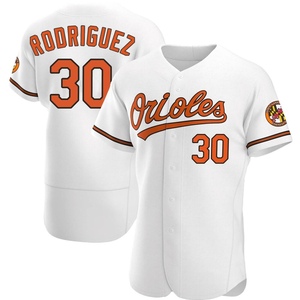 Men's Grayson Rodriguez Baltimore Orioles Authentic White Home Jersey