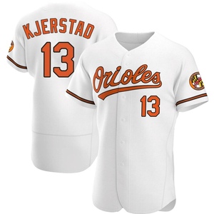 Men's Heston Kjerstad Baltimore Orioles Authentic White Home Jersey