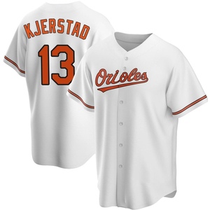 Men's Heston Kjerstad Baltimore Orioles Replica White Home Jersey