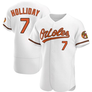 Men's Jackson Holliday Baltimore Orioles Authentic White Home Jersey