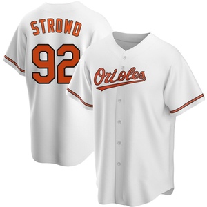 Men's Kade Strowd Baltimore Orioles Replica White Home Jersey