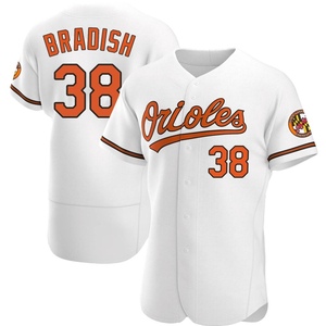 Men's Kyle Bradish Baltimore Orioles Authentic White Home Jersey