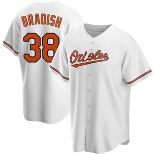 Men's Kyle Bradish Baltimore Orioles Replica White Home Jersey