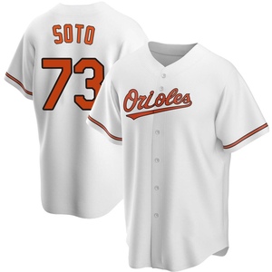 Men's Livan Soto Baltimore Orioles Replica White Home Jersey