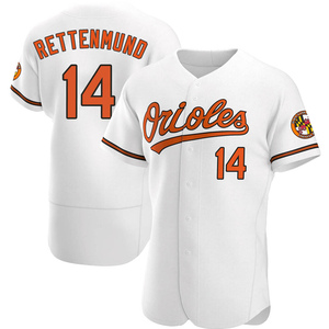 Men's Merv Rettenmund Baltimore Orioles Authentic White Home Jersey