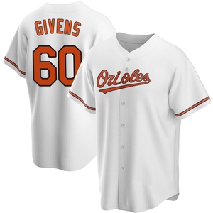 Men's Mychal Givens Baltimore Orioles Replica White Home Jersey