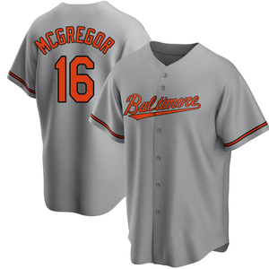 Men's Scott Mcgregor Baltimore Orioles Replica Gray Road Jersey