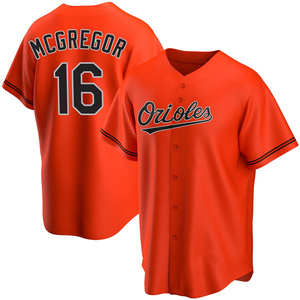 Men's Scott Mcgregor Baltimore Orioles Replica Orange Alternate Jersey