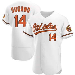 Men's Tomoyuki Sugano Baltimore Orioles Authentic White Home Jersey