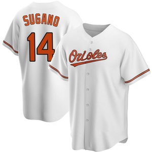 Men's Tomoyuki Sugano Baltimore Orioles Replica White Home Jersey