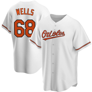 Men's Tyler Wells Baltimore Orioles Replica White Home Jersey