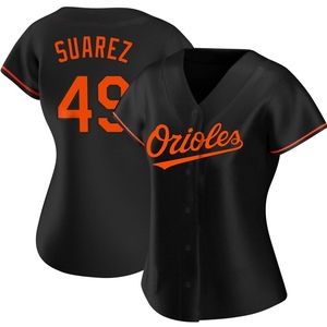 Women's Albert Suarez Baltimore Orioles Authentic Black Alternate Jersey