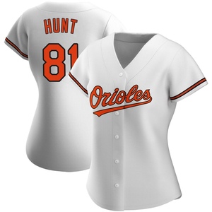 Women's Blake Hunt Baltimore Orioles Authentic White Home Jersey