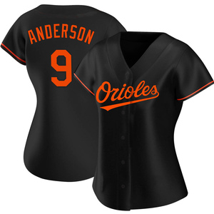 Women's Brady Anderson Baltimore Orioles Authentic Black Alternate Jersey