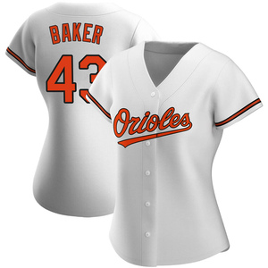 Women's Bryan Baker Baltimore Orioles Replica White Home Jersey