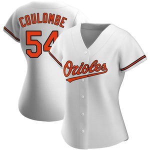 Women's Danny Coulombe Baltimore Orioles Authentic White Home Jersey