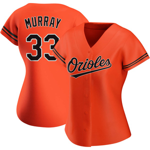 Women's Eddie Murray Baltimore Orioles Authentic Orange Alternate Jersey