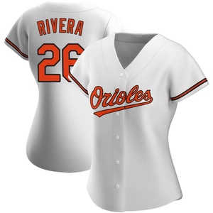 Women's Emmanuel Rivera Baltimore Orioles Authentic White Home Jersey