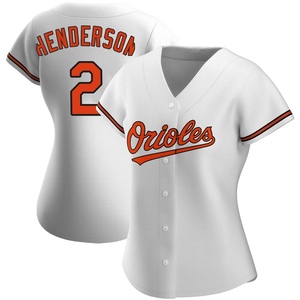 Women's Gunnar Henderson Baltimore Orioles Authentic White Home Jersey