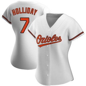 Women's Jackson Holliday Baltimore Orioles Authentic White Home Jersey