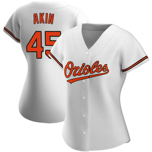 Women's Keegan Akin Baltimore Orioles Authentic White Home Jersey