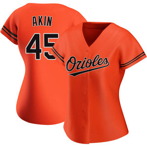 Women's Keegan Akin Baltimore Orioles Replica Orange Alternate Jersey