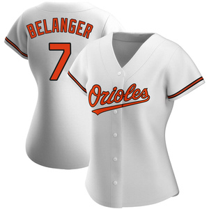 Women's Mark Belanger Baltimore Orioles Authentic White Home Jersey