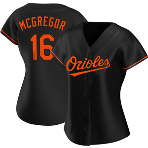 Women's Scott Mcgregor Baltimore Orioles Replica Black Alternate Jersey