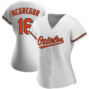 Women's Scott Mcgregor Baltimore Orioles Replica White Home Jersey