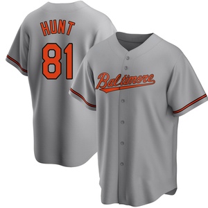 Youth Blake Hunt Baltimore Orioles Replica Gray Road Jersey