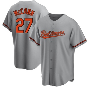 Youth James McCann Baltimore Orioles Replica Gray Road Jersey