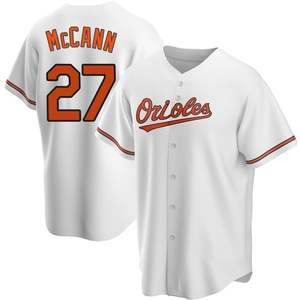 Youth James McCann Baltimore Orioles Replica White Home Jersey