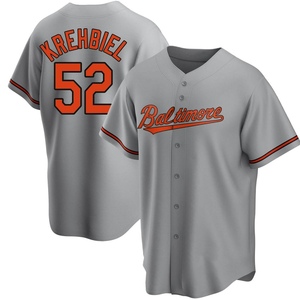 Youth Joey Krehbiel Baltimore Orioles Replica Gray Road Jersey