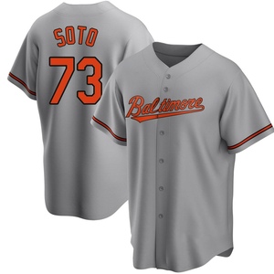 Youth Livan Soto Baltimore Orioles Replica Gray Road Jersey