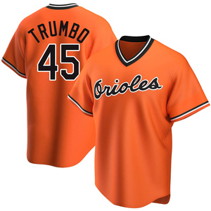 Youth Mark Trumbo Baltimore Orioles Orange Alternate Cooperstown Collection Jersey