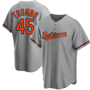 Youth Mark Trumbo Baltimore Orioles Replica Gray Road Jersey