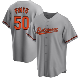 Youth Rene Pinto Baltimore Orioles Replica Gray Road Jersey