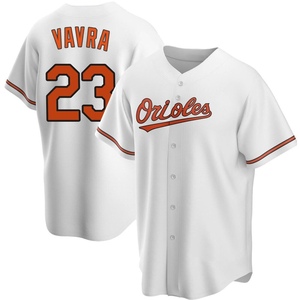 Youth Terrin Vavra Baltimore Orioles Replica White Home Jersey