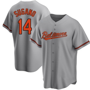 Youth Tomoyuki Sugano Baltimore Orioles Replica Gray Road Jersey